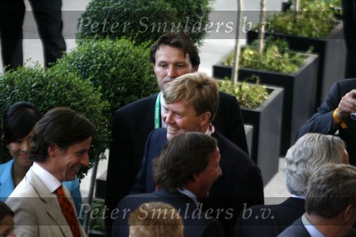 Frankfurt 21 juni 2006
Nederland tegen argentinie op de wk voetbal 2006 in duitsland.
 Theo Dietz en Prins Willem Alexander