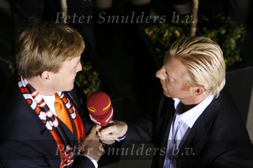 Frankfurt 21 juni 2006
Nederland tegen Argentinie tijdens de wk 2006 in duitsland.
Prins Willem Alexander en Boris becker