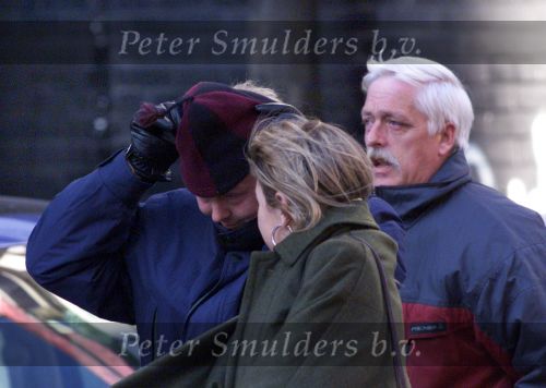 New York, 22 januari 2000
Prins willem Alexander samen met Maxima na afloop van een diner samen met een beveiligingsbeambte
