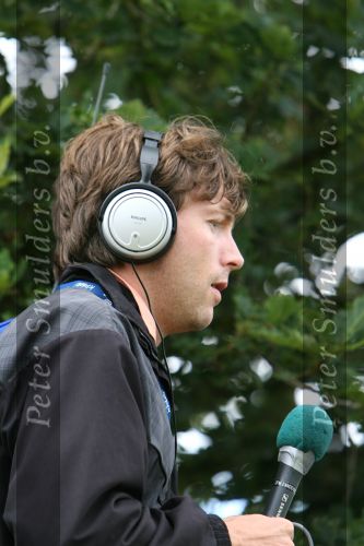 Zandvoort, 10 augustus 2006
KLM Dutch open golf 2006 Op de Kennemer golfclub
Ramon v Wingerden als intern radioverslaggever