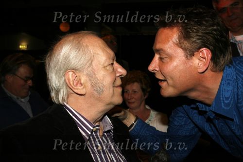 Amsterdam 31 mei 2006
Presentatie cd  box Ramses Shaffy in de rode hoed.
Albert Verlinde en Ramses
Peter Smulders bv