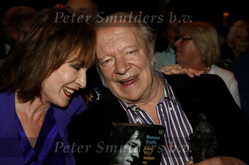 Amsterdam 31 mei 2006
Presentatie cd  box Ramses Shaffy in de rode hoed.
Liesbeth List  en Ramses
Peter Smulders bv