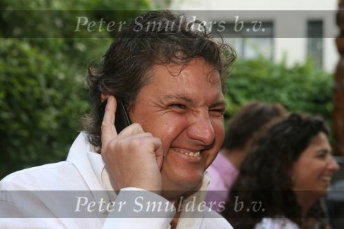 Amsterdam, 12 Juli 2006
Presentatie nieuw GSM Toestel type van Samsung X820 i.s.m. met Oger.  Rene Froger