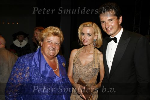 Amsterdam 15 juli 2006
Premiere Rembrandt in Carre.
Richard Krajicek Daphne Deckers en Erica Terpstra