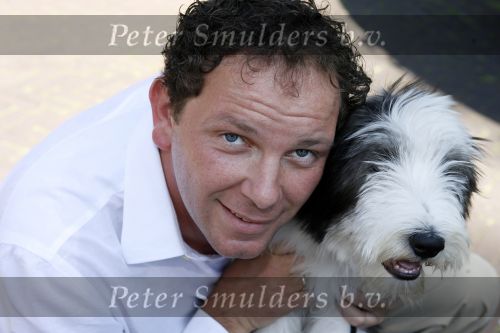 Amsterdam 16 juli 2006
OPening honden spa in het hilton hotel
Robert Leroy  met hond.