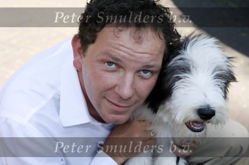 Amsterdam 16 juli 2006
OPening honden spa in het hilton hotel
Robert Leroy  met hond.