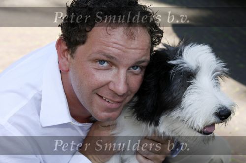 Amsterdam 16 juli 2006
OPening honden spa in het hilton hotel
Robert Leroy  met hond.
