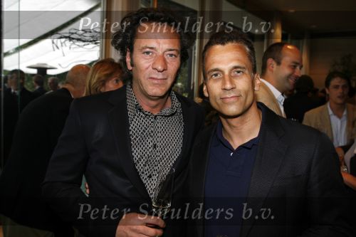 Amsterdam 14 juni 2006
Haringparty wegener en het Hilton.
Robert Schoemacher en architect Alberto 
Peter Smulders bv