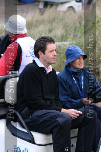 Zandvoort, 10 augustus 2006
KLM Dutch Golf Open 2006 Kennemer golfclub
Rolf Muntz in de Buggy komend van de 18e green en op weg naar de 1e tee