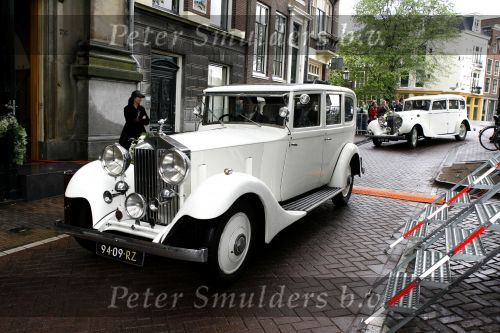 Amsterdam 20 mei 2006
Edwin v d Sar en zijn vrouw Annemarie trouwen in Amsterdam.
Rolls Royce