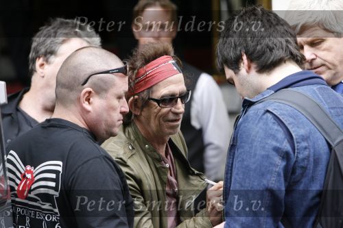 Amsterdam 2 augustus 2006
The Rolling stones vertrekken uit het amstel. Keith Richards