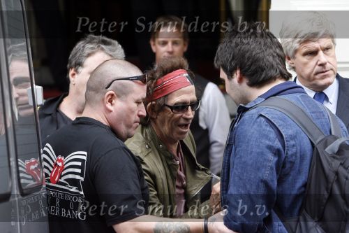 Amsterdam 2 augustus 2006
The Rolling stones vertrekken uit het amstel. Keith Richards