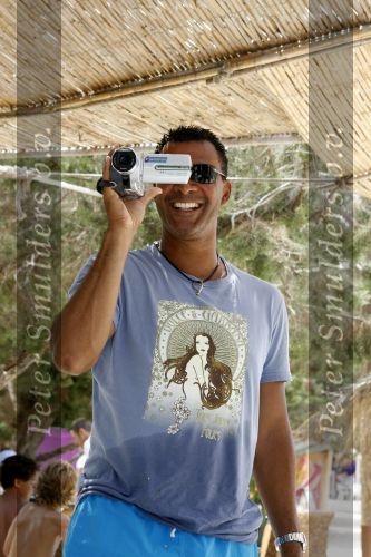 Ibiza 27 juli 2006
Ruud Gullit op vakantie met Estelle Joelle en Maxim op Ibiza.