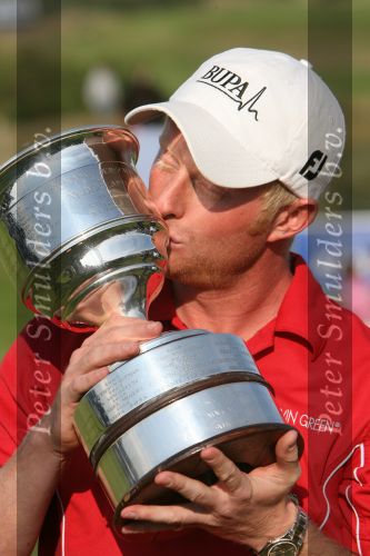 Zandvoort, 13 Augustus 2006 Dutch KLM Open Golf 2006
Winnaar Simon Dyson uit Engeland
