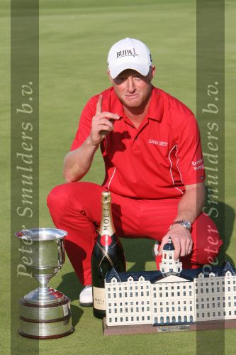 Zandvoort, 13 Augustus 2006 Dutch KLM Open Golf 2006
Winnaar Simon Dyson uit Engeland