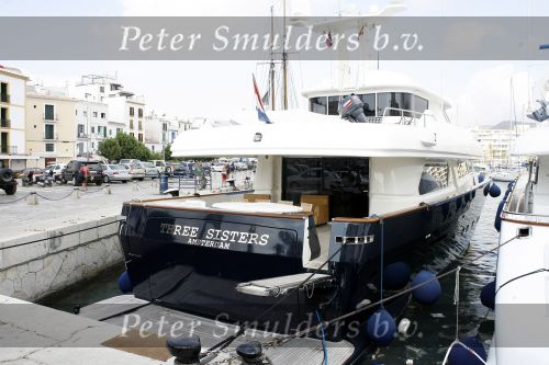 Ibiza 28 juli 2006
Boot The three sisters van Sjoerd Kooistra in de haven van Ibiza.