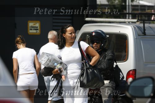Amstelveen 23 juli 2006
Sonja Silva kussend met haar nieuwe vriend Mike