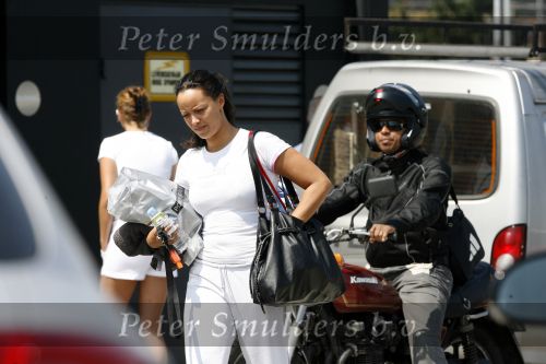 Amstelveen 23 juli 2006
Sonja Silva kussend met haar nieuwe vriend Mike