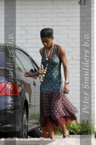 Duivendrecht 12 mei 2006
Sylvana Simons vertrekt vanaf thuis naar de studio