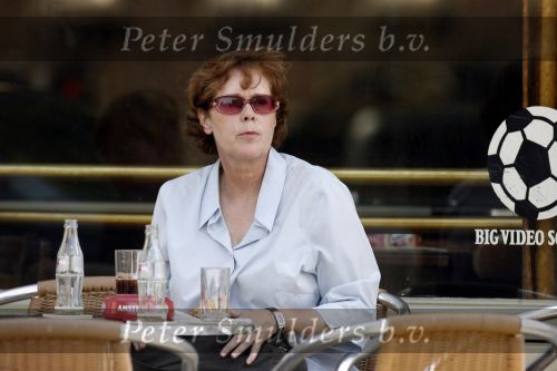 Amsterdam 23 juli 2006
Sylvia Kristel op terras bij cafe pleinzicht