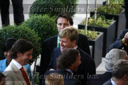 Frankfurt 21 juni 2006
Nederland tegen argentinie op de wk voetbal 2006 in duitsland.
 Theo Dietz en Prins Willem Alexander