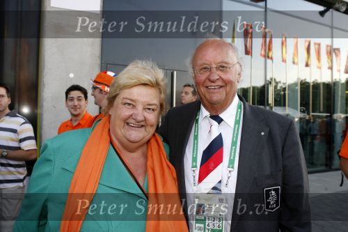 Rankfurt 21 juni 2006
Nederland Argentinie op wk voetbal in duitsland.
Erica Terpstra en Tjieu Sprengers