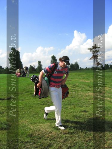 Halfweg, 5 Augustus 2006
Tweede ronde NK Strokeplay Heren op golfbaan 
Tim Sluiter