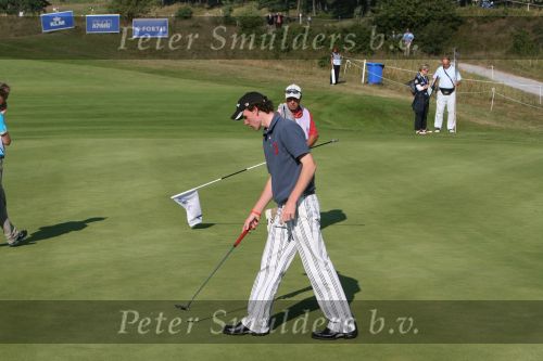 Zandvoort, 13 Augustus 2006
Finaledag Dutch KLM Open golf 2006
Tim Sluiter ( Beste amateur ) met Simon Dyson, Richard Green, Damien McGrane en Robbie v Erven Dorens