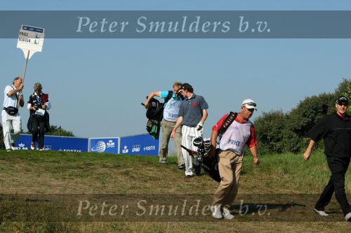 Zandvoort, 13 Augustus 2006
Finaledag Dutch KLM Open golf 2006
Tim Sluiter ( Beste amateur ) met Simon Dyson, Richard Green, Damien McGrane en Robbie v Erven Dorens