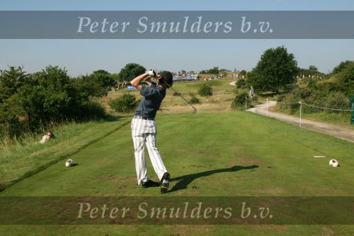 Zandvoort, 13 Augustus 2006
Finaledag Dutch KLM Open golf 2006
Tim Sluiter ( Beste amateur ) op hole 3