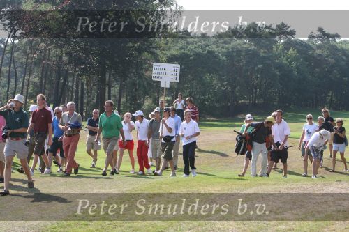 Molenschot, 22 Juli 2006
Golfclub Toxandria, Internationaal Golftoernooi Riverwoods 
Winnaar Tim Sluiter op weg naar de green van hole 18