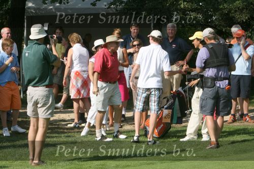 Molenschot, 22 Juli 2006
Golfclub Toxandria, Internationaal Golftoernooi Riverwoods 
Winnaar Tim Sluiter wordt gefeliciteerd door zijn opa