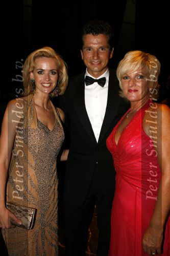 Amsterdam 15 juli 2006
Premiere Rembrandt in Carre.
Daphne Deckers Richard Krajicek en Tineke Schouten
