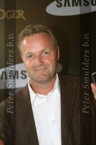 Amsterdam, 12 Juli 2006
Presentatie nieuw GSM Toestel type van Samsung X820 i.s.m. met Oger.  Tjerk Bogstra