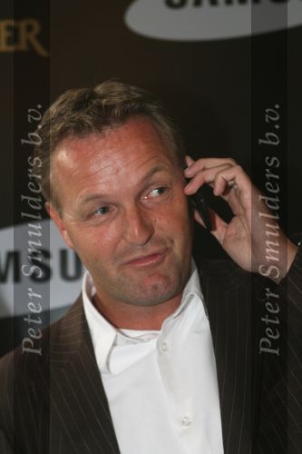 Amsterdam, 12 Juli 2006
Presentatie nieuw GSM Toestel type van Samsung X820 i.s.m. met Oger.  Tjerk Bogstra
