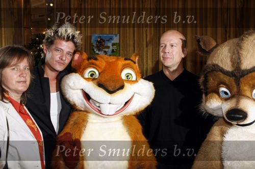 Amsterdam 26 juni 2006
Persconferentie over the edge in het Amstel hotel
Bruce Willis  en Tygo Gernandt
Peter Smulders bv