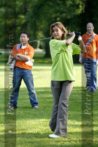 Amsterdam 9 juni 2006
Golf in het vondelpark voor Johan Cruyff foundation.
 Valerie Zwikker
Peter Smulders bv