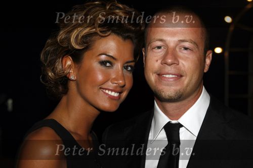 Hilversum 13 mei 2006
Coiffure awards in studio 21.
Valerie Zwikker met haar nieuwe vriend Chiel.
Peter Smulders bv