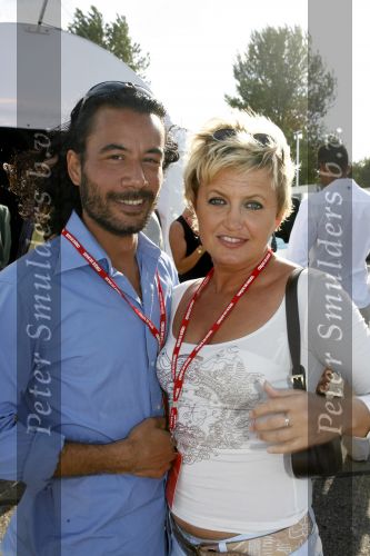 Amsterdam 14 juli 2006
Premiere Cirque du Soleil Alegria.
Vera Mann met vriend