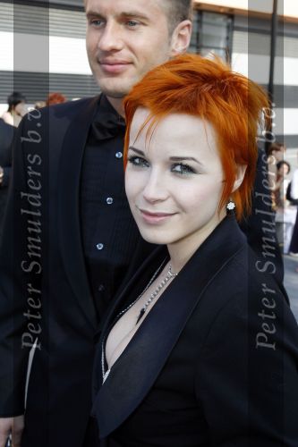 Hilversum 13 mei 2006
Coiffure awards in studio 21.
Victoria Koblenko met vriend.
Peter Smulders bv