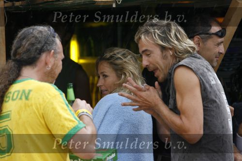 Bloemendaag 22 juli 2006
Optreden Hudson 5 met als zanger Chris Zegers bij Woodstock.
  Wendy v Dijk en Chris
Peter Smulders bv