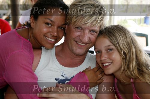 Ibiza 27 juli 2006
 Wim Kieft met dochters op Ibiza.