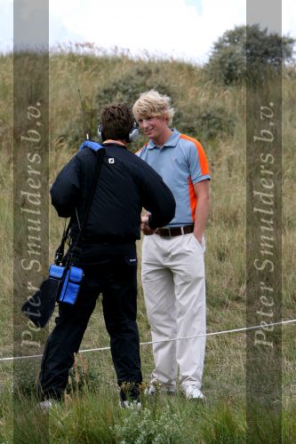 Zandvoort, 13 augustus 2006
KLM Dutch Golf Open 2006 Kennemer golfclub
Wouter de Vries wordt geintervieuwd door Jeroen Stevens voor de radio