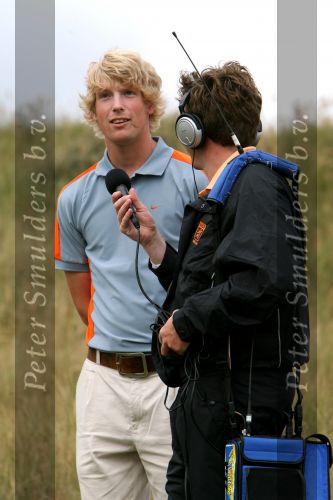Zandvoort, 13 augustus 2006
KLM Dutch Golf Open 2006 Kennemer golfclub
Wouter de Vries wordt geintervieuw door Jeroen Stevens voor de radio