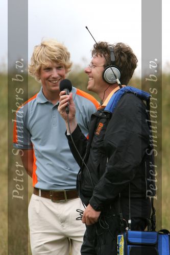Zandvoort, 13 augustus 2006
KLM Dutch Golf Open 2006 Kennemer golfclub
Wouter de Vries wordt geintervieuwd door Jeroen Stevens