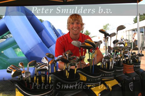 Zandvoort, 13 augustus 2006
KLM Dutch Golf Open 2006 Kennemer golfclub
Wouter de Vries bij de NIKE-stand