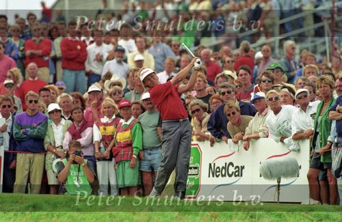 Noordwijk, 26 Juli 1992
Dutch Open Golf 1992 Heineken Open 1992
Op de Noordwijkse golfclub
Bernhard Langer werd winnaar na een playoff met Gordon Brand Jr.