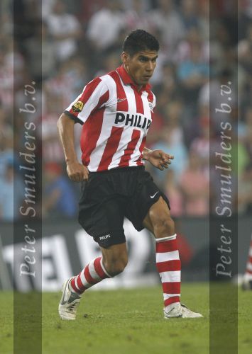 Eindhoven, 25 Augustus 2007 Eerste thuiswedstrijd Seizoen 2007/2008 PSV-NEC, eindstand 5-0
Carlos Salcido