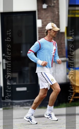 Amsterdam 9 augustus 2007
Chris Zeegers hard aan het lopen .