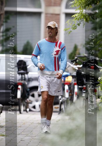 Amsterdam 9 augustus 2007
Chris Zeegers hard aan het lopen .